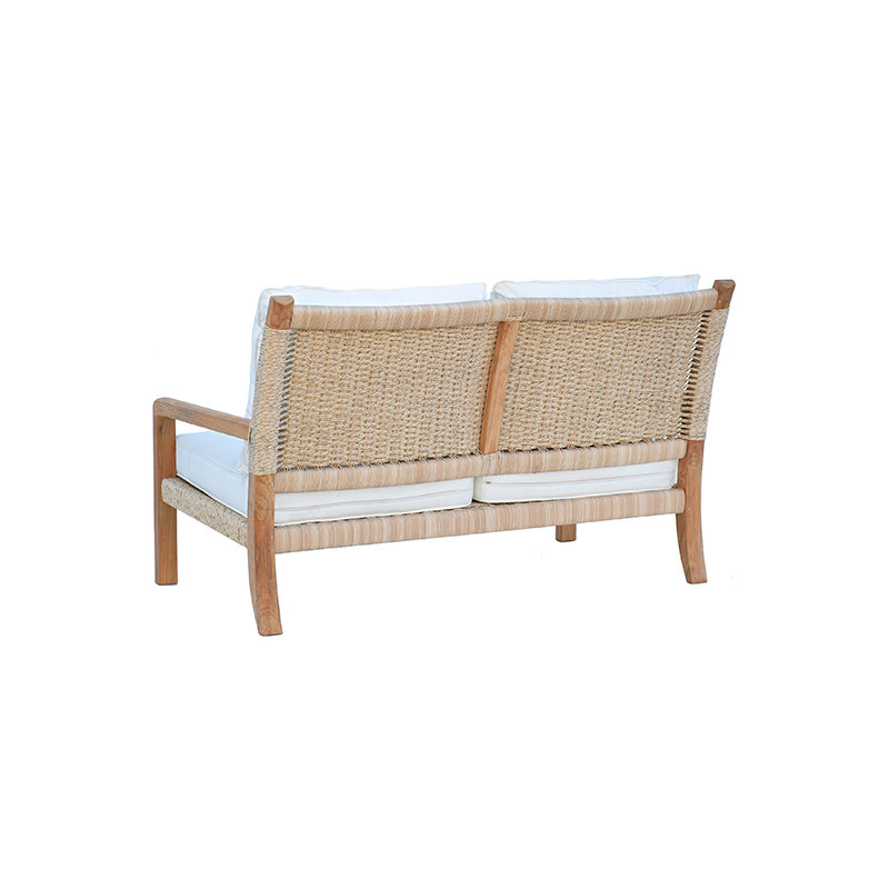 Hudson Outdoor 2 - Seat Loveseat, Hudson Natural Cord, Perigold Ishi Chai