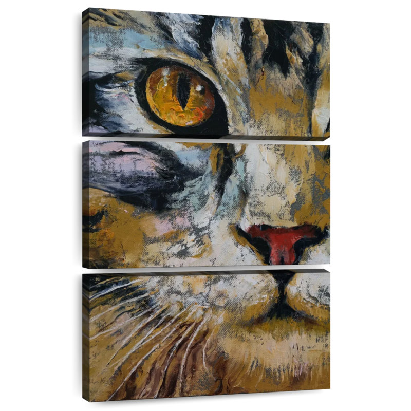 Maine Coon Cat, 65" H x 42" W