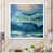 Impression blanche sur toile encadrée