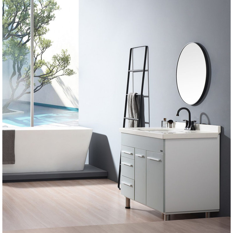 2-handle Bathroom Faucet with Drain Assembly, ‎Oil Rubbed/Red