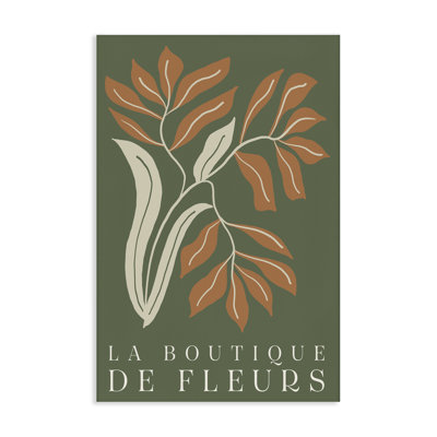 Flower Shop Midcentury Minimal Canvas, design par Emily Navas