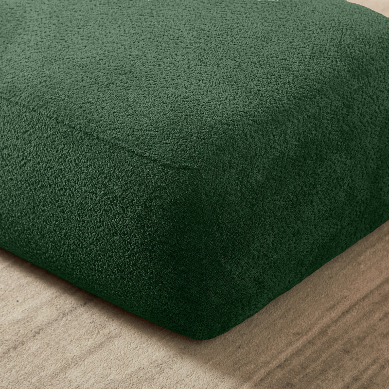 Chaise longue rembourrée Christinia, Orienté à droite, Vert