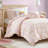 4PCS Twin/Twin XL Cotton Jacquard Pom Pom Comforter Set