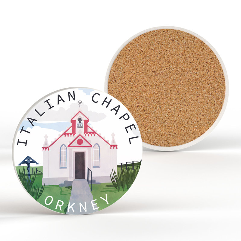 Ceramic Round 1 Piece Coaster