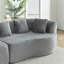 Canapé modulaire incurvé surdimensionné de 111,5 pouces de style nuage sans os avec 6 coussins en velours côtelé de luxe avec siège profond-133674403-133674405-133674410