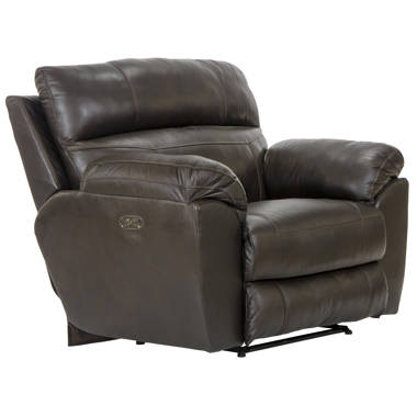 Wildon Home® Huguley Power Lay Flat Recliner with Extra Extension Foot Rest