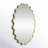 Modern Wavy Framed Oval Wall Mirror-1168154344