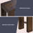 Solid Wood 56" Console Table, Brown-1635374253-1635374255