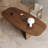 Nut-brown Rectangular Solid Wood Dining Table-99135415