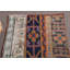 Tapis modernes, petit tapis de 1,8 pi x 2,9 pi, tapis antique, tapis turcs, tapis géométrique mauve, tapis rétro