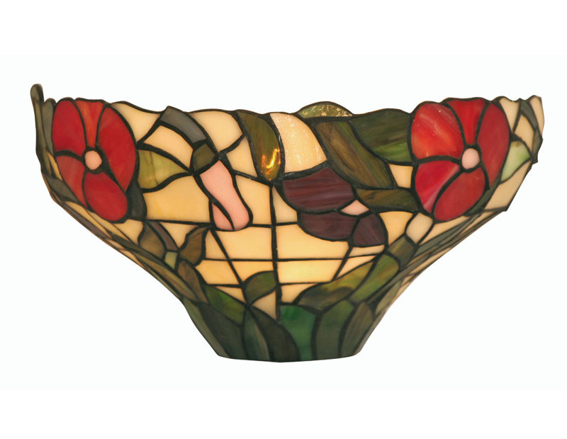 Peonies Glass Half Moon