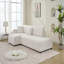 Wool Left Facing Sectional Sofa With Chaise-134643347-134643348