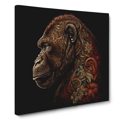 Gorilla Paisley Art - Print
