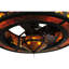 Caseylynn Downrod Flush Mount Ceiling Fan