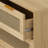 3-Drawers Rattan Storage Cabinet Rattan Drawer (Set Of 2), For Bedroom, Living Room, Dining Room, Hallways
