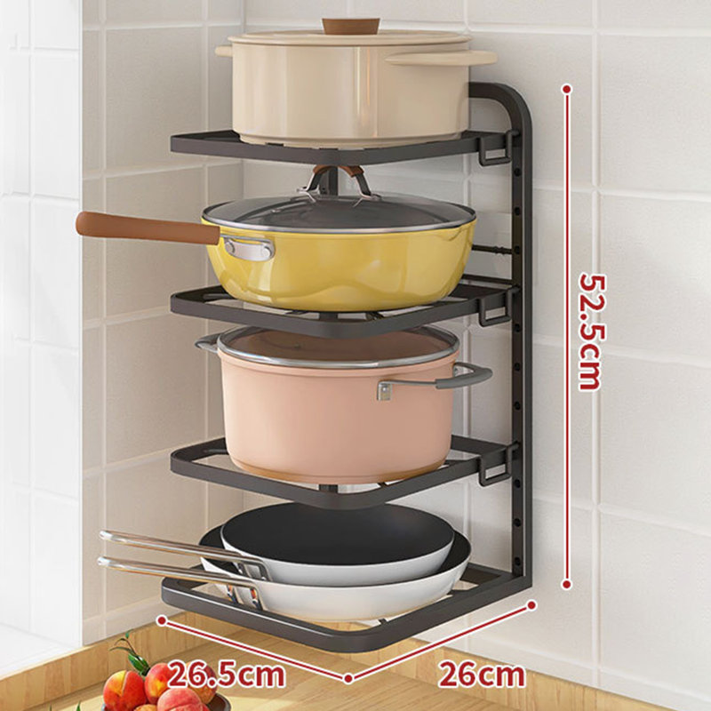 Wall-mounted/Free-standing Pot Rack