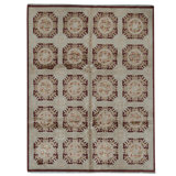 Handmade Silk and Wool Area Rug