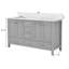 Meuble-lavabo de salle de bain, meuble-lavabo avec cadre en bois massif, comptoir de meuble-lavabo autoportant avec lavabo-1737262631