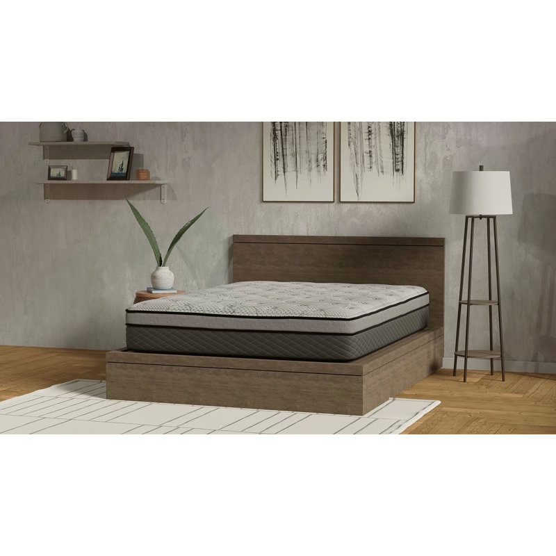 Matelas hybride mi-ferme à ressorts ensachés, Lit double