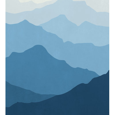 Mountain Mural 5 Piece Wallpaper Panel Set