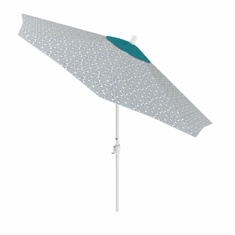 Parasol de marché 9 pi Junerose, Palmier azur - Pacifica Premium