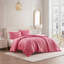 Ensemble d'édredon en peluche rose Betsey Johnson Flirty Bows-120559029