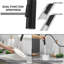 Robinet de cuisine à poignée simple rétractable-82207979