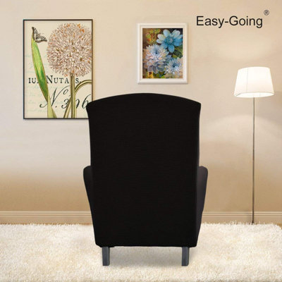 Box Cushion Wingback Slipcover
