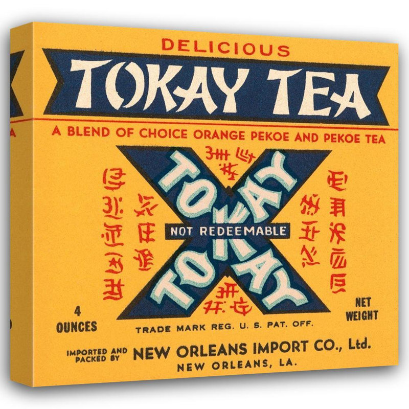 Reproduction d'art sur toile tendue Trinx Retrolabel Gallery: Tokay Tea, H 36 po x l 36 po