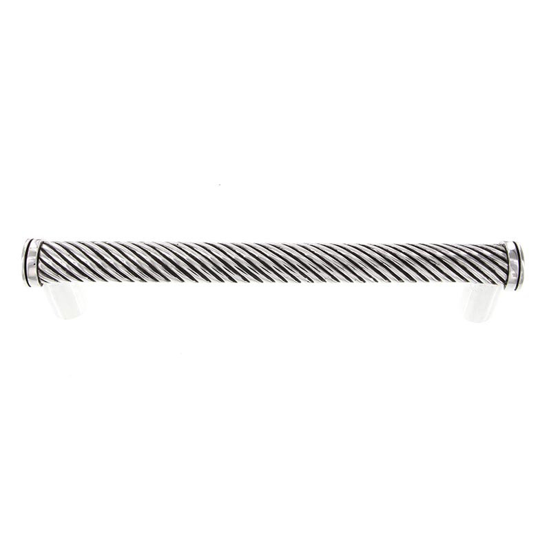 Sanzio 12" Center to Center Appliance Pull, Antique Silver, 12"
