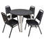Plateau de table Kee, 4 chaises empilables-1063692257-1063081023-1063692286