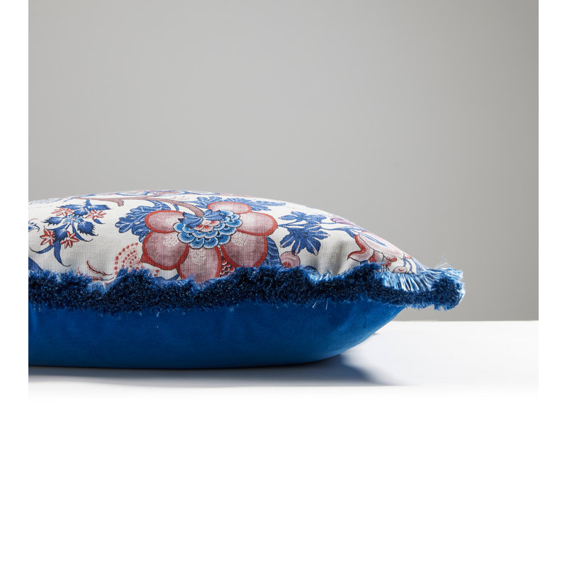 The MET x The House of Scalamandre Met Palampore/Linley Pillow, Red Multi