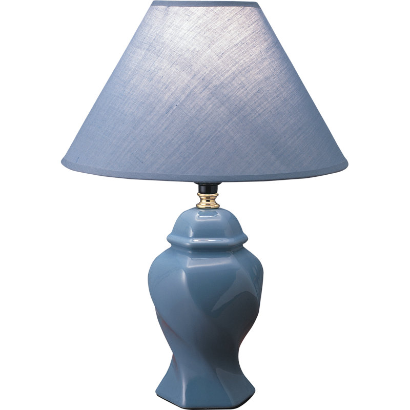 Whisenhunt Ceramic Table Lamp, Blue