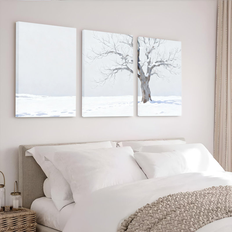 Impression sur toile tendue sur toile, ensemble de 3, H 18 po x l 36 po