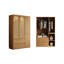 Armoire classique en rotin tissé-111783082