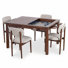 Table de jeu en bois massif pour 4 personnes