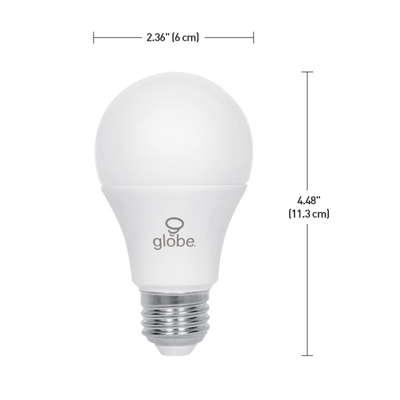 9.5 Watt (60 Watt Equivalent), A19 LED, Non-Dimmable Light Bulb, E26/Medium (Standard) Base, 3000K