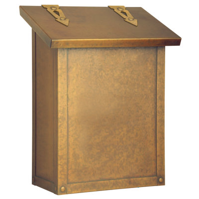 Monarch Metal Wall Mounted Mailbox