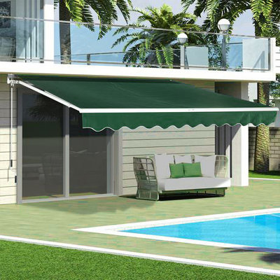 Jeanette 3m W x 2.5m D Retractable Patio Awning