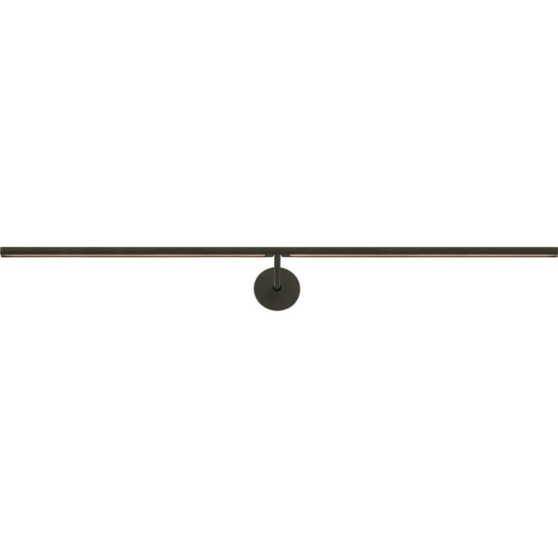 Plural Dome Picture Light, Bronze, 0.5" H x 30" W x 8.9" D, 20.8