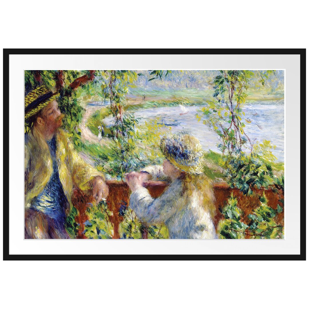 Gerahmter Kunstdruck Near the Lake von Pierre-Auguste Renoir