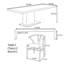 Ensemble de table multifonctionnel en bois massif-111121686