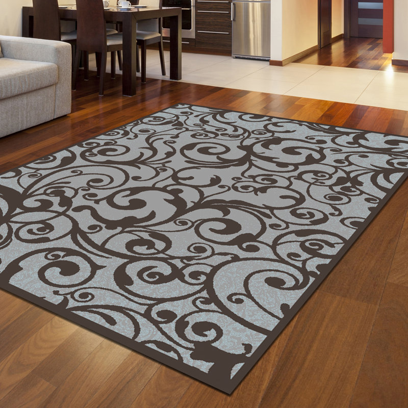 Aashild Abstract Indoor Rug, Rectangle 5'3" x 7'3"