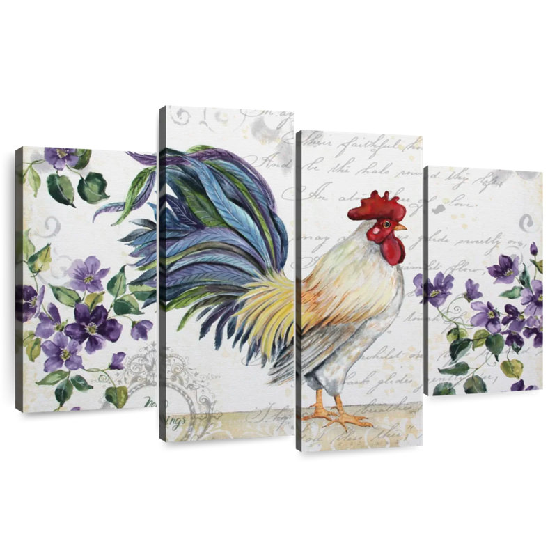 Brampt Seasonal Rooster I, 27" H x 43" W