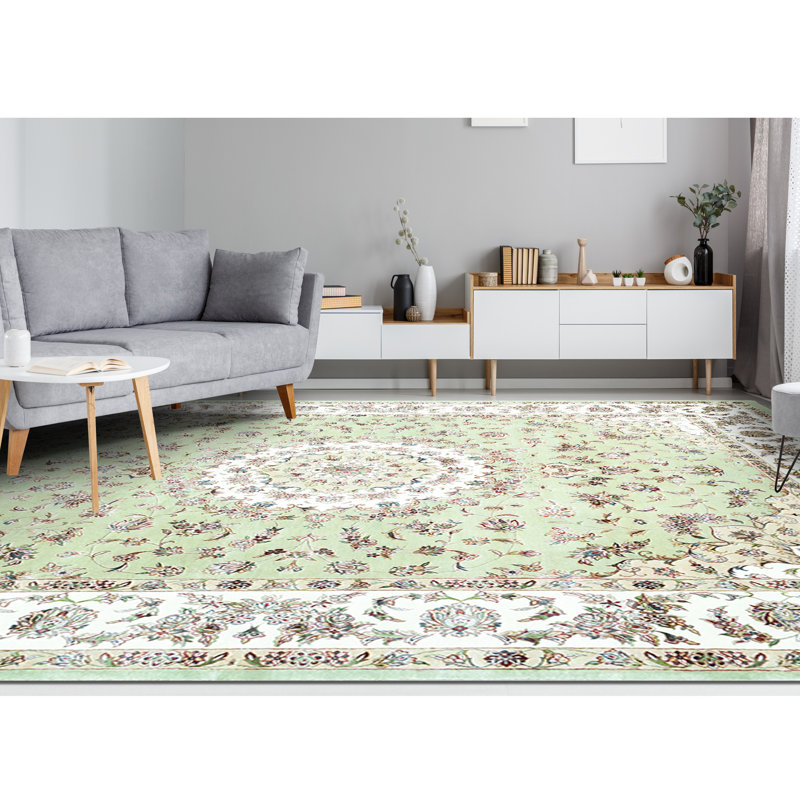 Wool Oriental Area Rug, Rectangle 6' x 9'