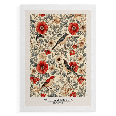 WM MORRIS Series XCII -Canvas Print Only - NOT FRAMED
