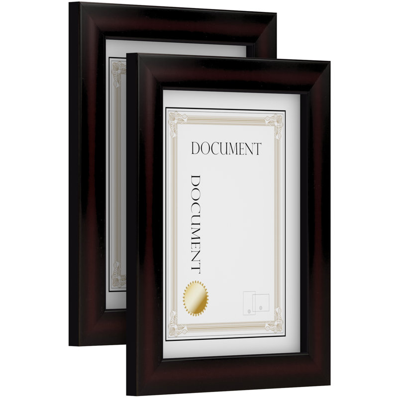 Picture Frame - Set of 2, Dark Brown