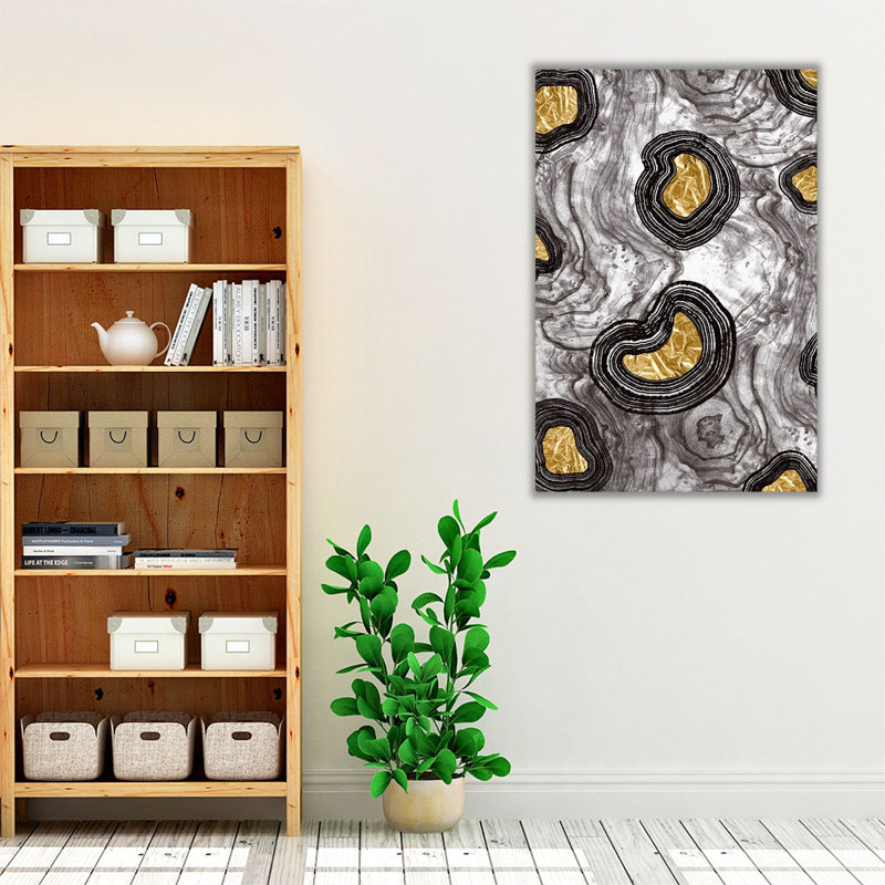 «Power Abstracts 4», reproduction d'art sur toile, H 48 po x l 32 po