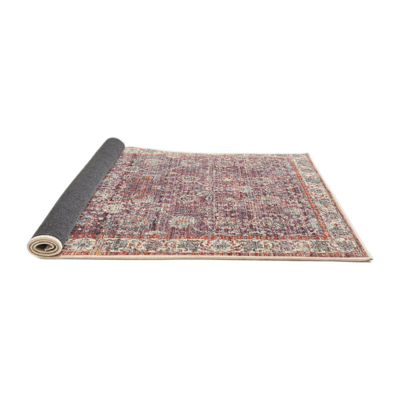Tapis décoratif rose oriental Kaylah, Rond 4 pi