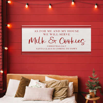 We We Serve Milk & Cookies Canvas, conception de Natalie Carpentieri